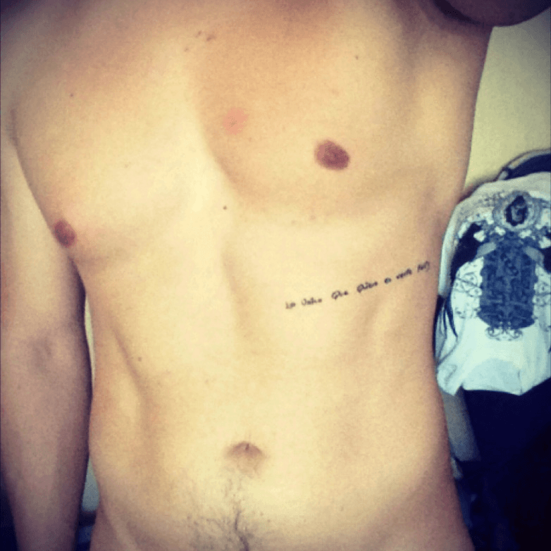 76 Stylish Rib Tattoos For Men  Tattoo Designs  TattoosBagcom