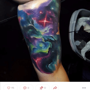 #megandreamtattoo i want this galaxy woth some stuff added in...this is sooamazing