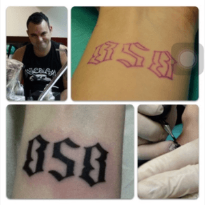 My tattoo made by Eddy from Kiko's Tattoo in Rio de Janeiro! BSB in an ambigram! #mybodymydecisions #tattoolovers 