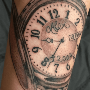 Eldest sons time and birthdate in a pocketwatch by dan brown #tanukitattoo 