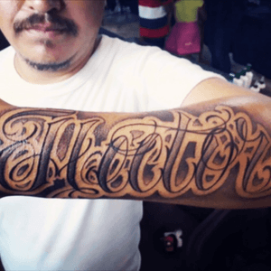 Freehand lettering ... ( Hector )