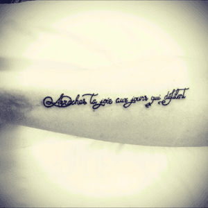 #sentence #sentencetattoo #words #french #frenchtattoo 