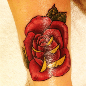 A cover up on my forearm. Wish it stayed this bright but still looks amazing