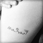 #tattoo #brazilian #rib #fearless #handwritten 