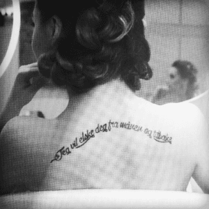 "I will love you to the moon and back to earth" #norwegian #quote #norway #backtattoo #quotetattoo #lovetattoo 