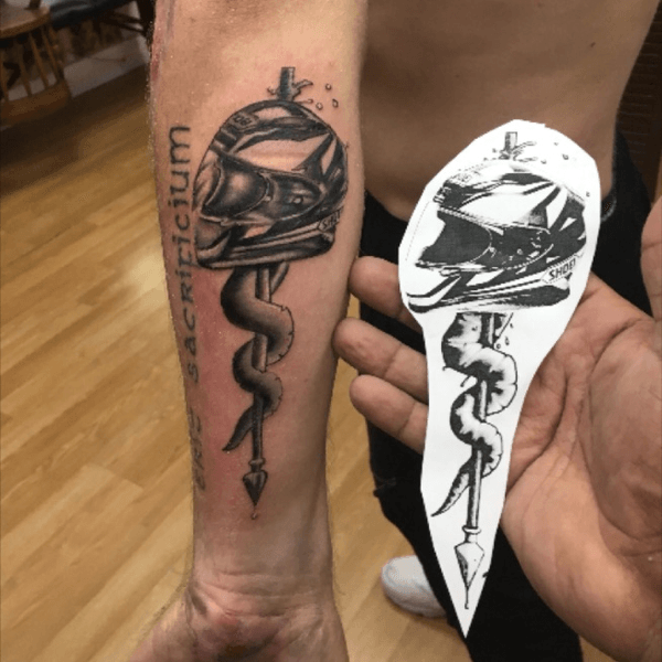 Tattoo from Poker room tattoo