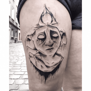 Free Dobby Tattoo from Harry Potter - Black Rose Tattoo Shop