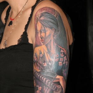 #geisha #tattoo #japanese #arm #halfsleeve #artcoretattoostudio
