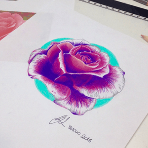 My realistic drawing #rose #realisticdrawing #tattoo #realism #ink #fabercastell 