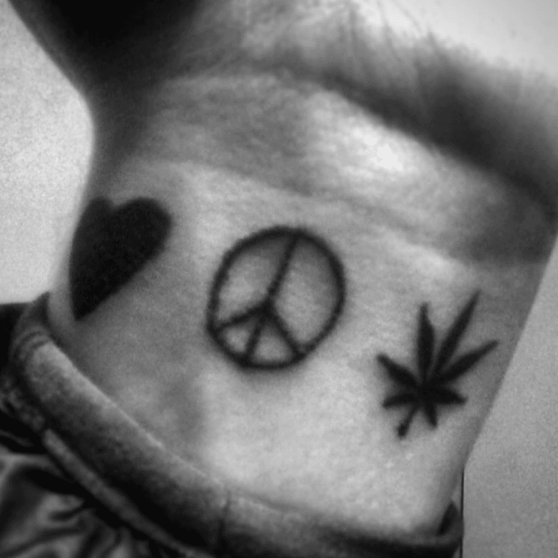 Buy Weed Tattoo set of 2 Weed Temporary Tattoo  Festival Online in India   Etsy
