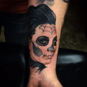 Day of dead tattoo