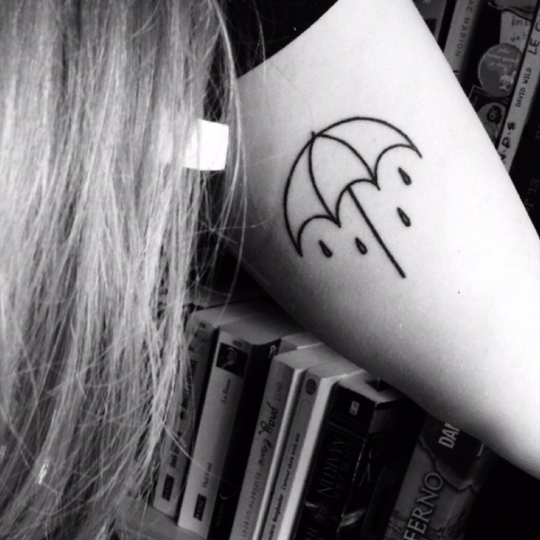 Tattoo uploaded by Xavier • Bring Me The Horizon umbrella tattoo