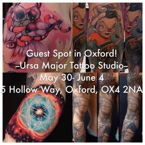 Want to get something big and bold while I'm in oxford? BLACK AND GREY, COLOR BOMB, or even PORTRAITS I've got availability, hurry slots are filling up #worldtravel #london #uk #usermajor #tattoo #tattoos #skindeep #inkmagazine #portraittattoos #colortattoos #blackandgrey #TATTOOER #inkmaster #spiketv #beautiful #ink #newtattoos #blackandgreytattoos #newschool #realism #realistictattoos