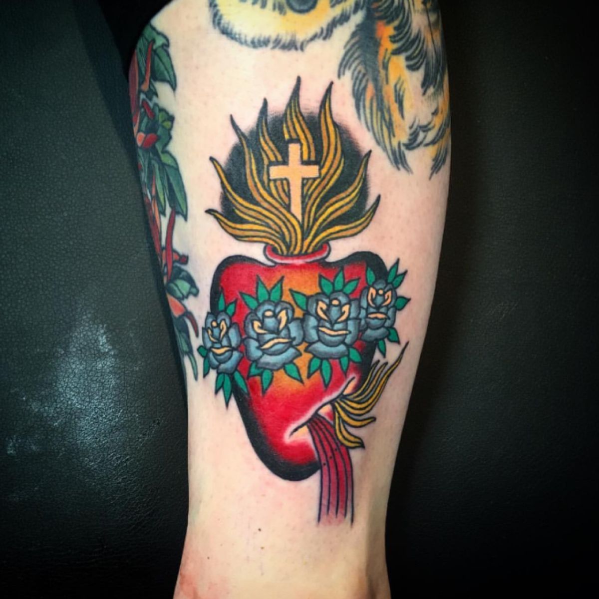 Tattoo uploaded by Ben Fiedler • #sacredheart #sacredhearttattoo • Tattoodo