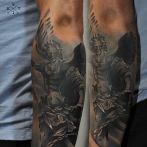 Guardian Angel Full-sleeve Tattoo by CrisLuspoTattoos on DeviantArt
