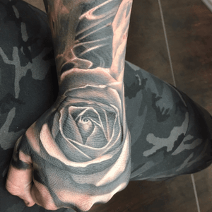 Black Rose and Sleeve by Dean Taylor 