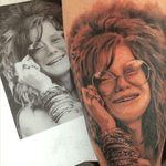 Janis Joplin by Jarrad Johl https://www.facebook.com/TattoosandartbyJarrad #inked #inkedup #inkedgirl #tattooedprincess #inked4life #tattooedgirlsofinstagram #needanothertattoo #tattooedandproud #mybloodcolourisink #realisim #blackandgrey #27club #janisjoplin 