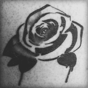 Spraypainted rose in dedication of my grandma Rose. 