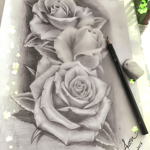 Artist: Austin Instagram:Austinzfoo #rose #roses #tattoo #sydneytattoo #yongztatoo #austinzfoo #tattoos #inkstagram #ink #blackandwhite #sydneyaustralia 