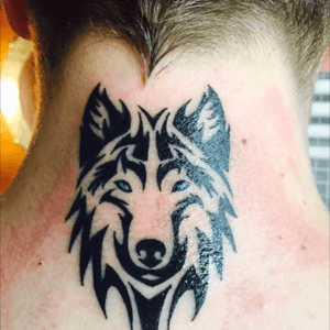 2th tattoo is done #wolf 