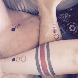 Best friends forever #matchingtattoos #circles 