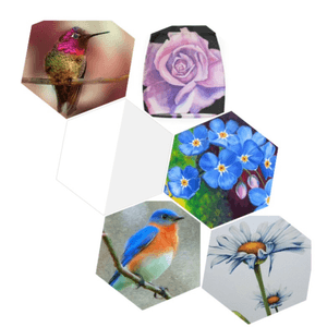 #megandreamtattoo - Idea for next tattoo - hoping to combine mauve rose for my Nana C, Blue Forget-Me-Not flower for my Nana S, daisy for my Mum, Hummingbird to symbolise always looking for the sweet-ness in life & bluebird of happiness to always choose joy. 