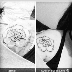 Looking forward to my sleve being added too this 😜 #rose #black #linework #empty #line #uncompleted