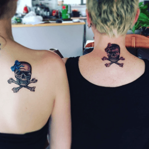 Mum and Daughter matching tattoos. Done by Swallow Ink in Tasmania. 