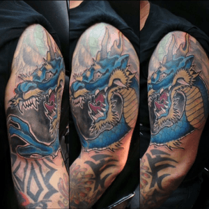 4 hr sitting first session on full sleeve cover up