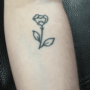 Nice little rose flash I got last year at Punktured Tattoo & Piercing in Brisbane. Artist: Mel Goodeve (?) #rose #tattooflash #tattooflash #flower 
