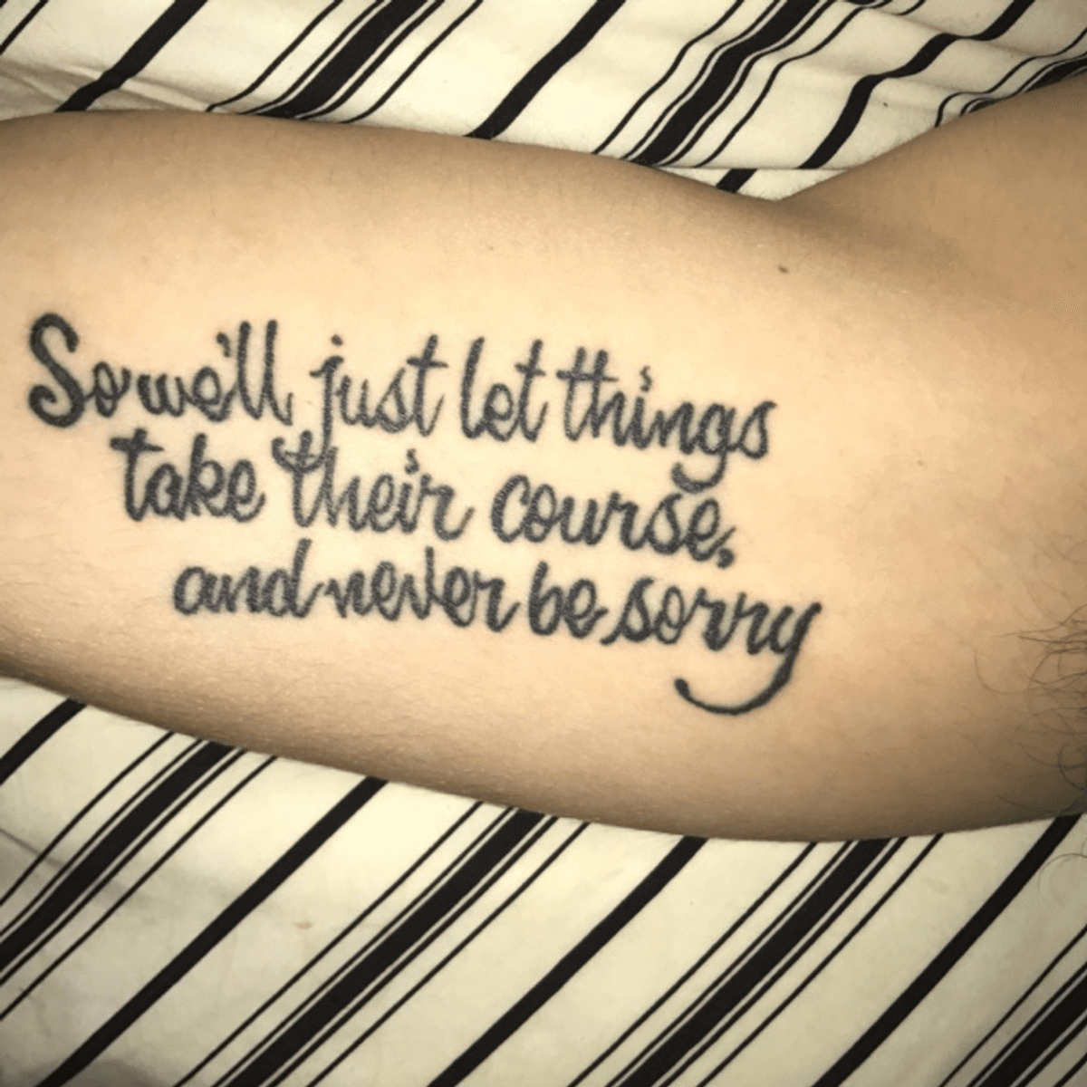 Tattoo uploaded by John Eckartz • Quote done at Mean Street Tattoo in ...