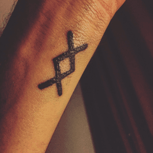 My first tattoo ❤️ INGUZ XX #tattoo #love #InkForGood #InkGang  