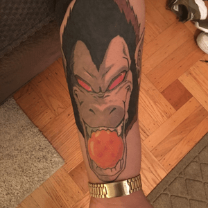 The start to the homies dbz sleeve. 