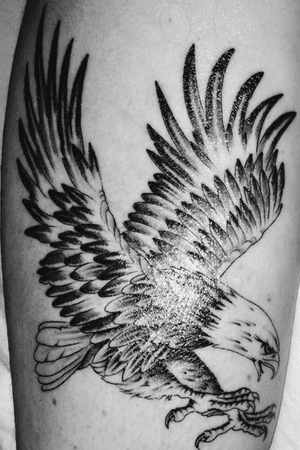 First tattoo, eagle #eagle #firsttattoo #freedom#zeus #power