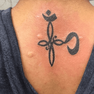 3rd collection of tattoo double infinity cross with OM(AUM)symbols of samadhi(turiya) maya(illusion) dream state(taijasa,swapna) #tattoolife #lvtattoos #lasvegasstrip