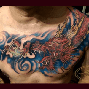 Another idea for me #japanese #dragon #traditionaltattoo #tatuaje #red 