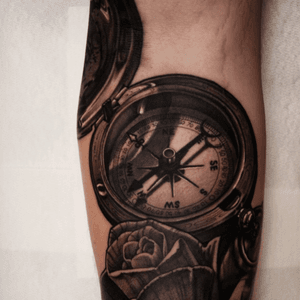 Compass for Rudi! #compass #realistic #tattoo #tattoodoambassador 