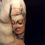 Buddha tattoo by @alexandreprim . #alexandreprim #buddha #buddhainspiredtattoos #colortattoo #Tattoodo 