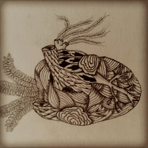 Drawn by mu good friend Elisa #heart #nature #artwork #drawing #blackandgrey 