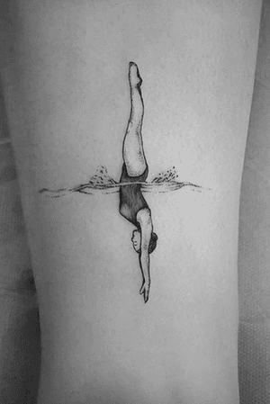 Diving tattoo