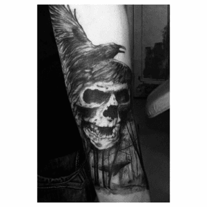 #skull #tattoo #ink #crown 