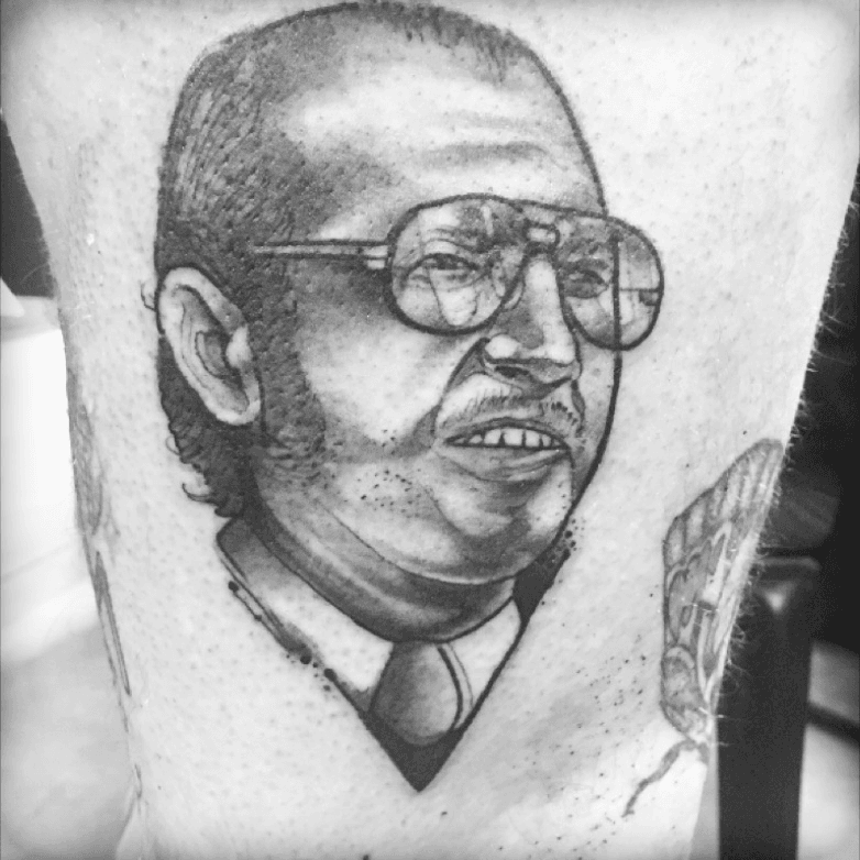 Dr Babasaheb Ambedkar portrait tattoo  Tattoos Portrait tattoo Tattoo  people