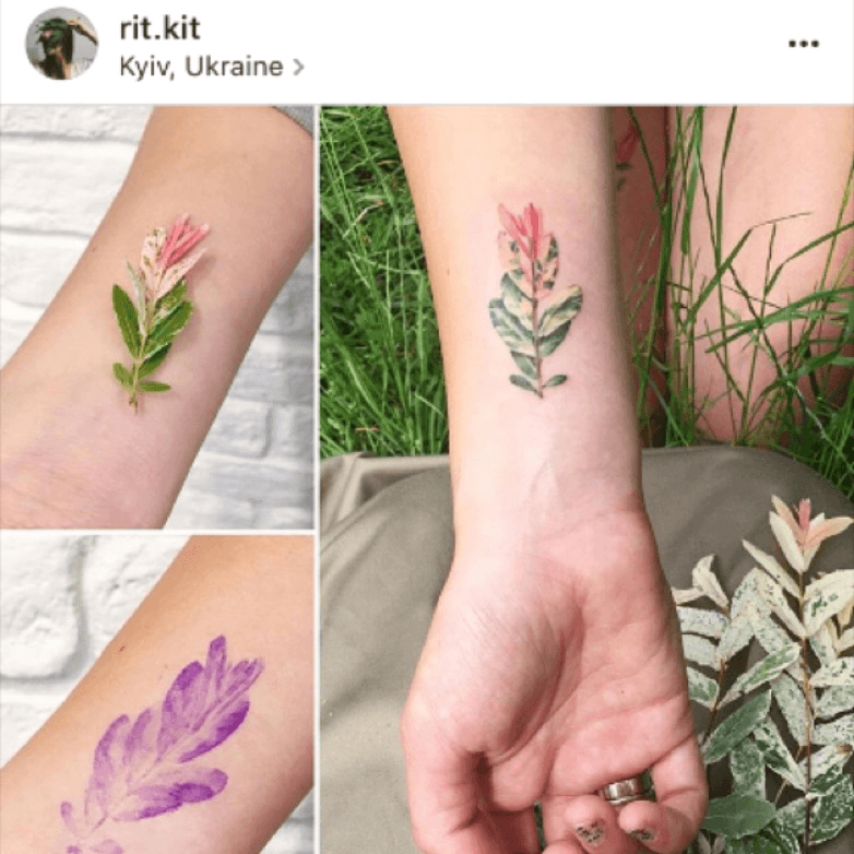 Mindy Fach on Instagram The best part about tattooing at home has been  tattooing so many Wyoming mountains and flowers Made this Indian Paintbrush  for