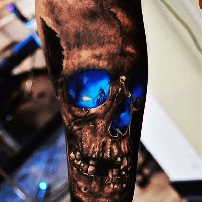 Skull Tattoo Third Eye