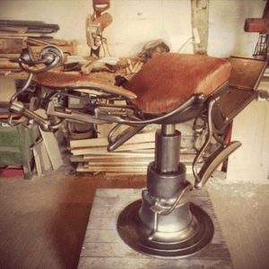 Dentist's chair of 50's