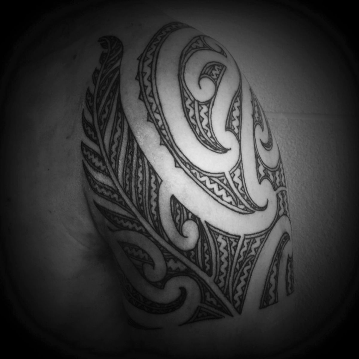 Tattoo uploaded by Julie Paama-Pengelly • Shoulder moko #tamoko # ...