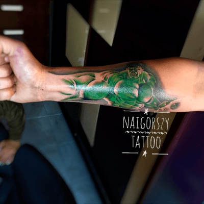 incredible hulk tattoos ideas