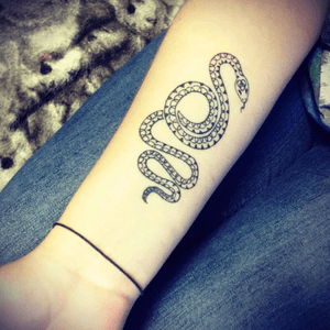 #snake #rebirth #tattooartwork #myart #forearmtatoo #loveink 
