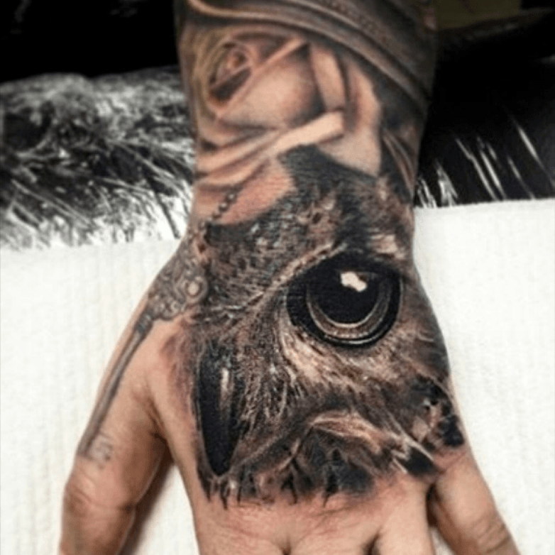 Art Immortal Tattoo  Tattoos  Realistic  Owl eyes