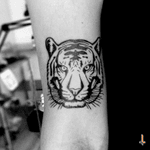 Nº255 #tattoo #ink #inked #tiger #tigertattoo #blackwork #blackink #bylazlodasilva Designed by other artist